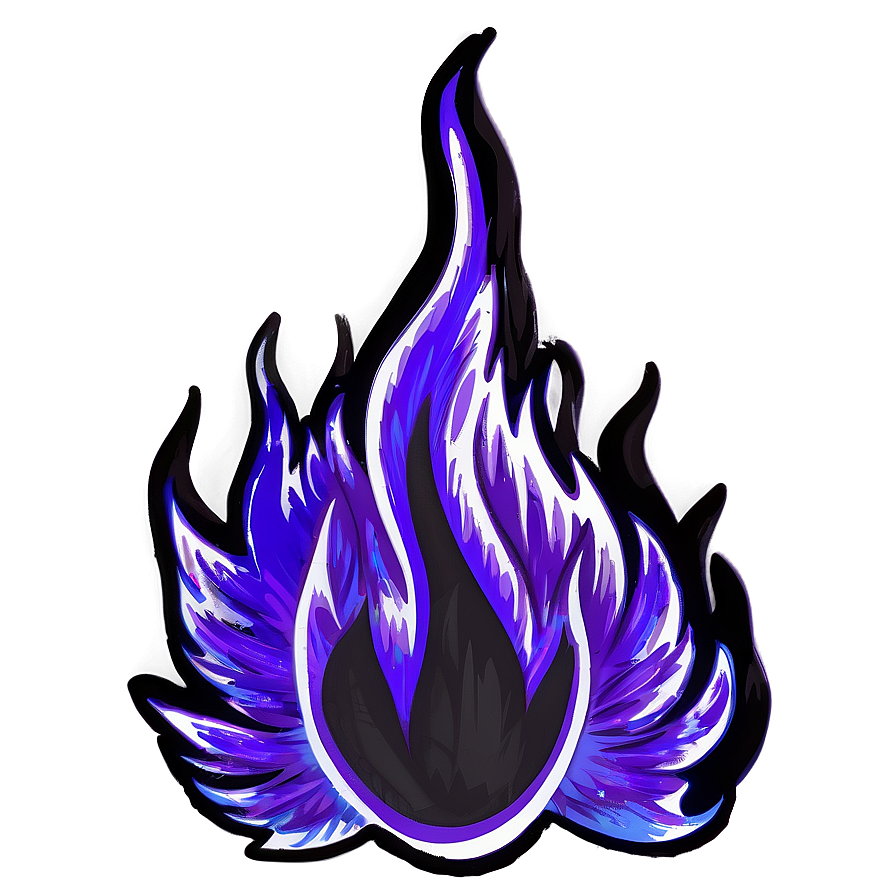 Drawing Of Purple Fire Png Ruo45 PNG image