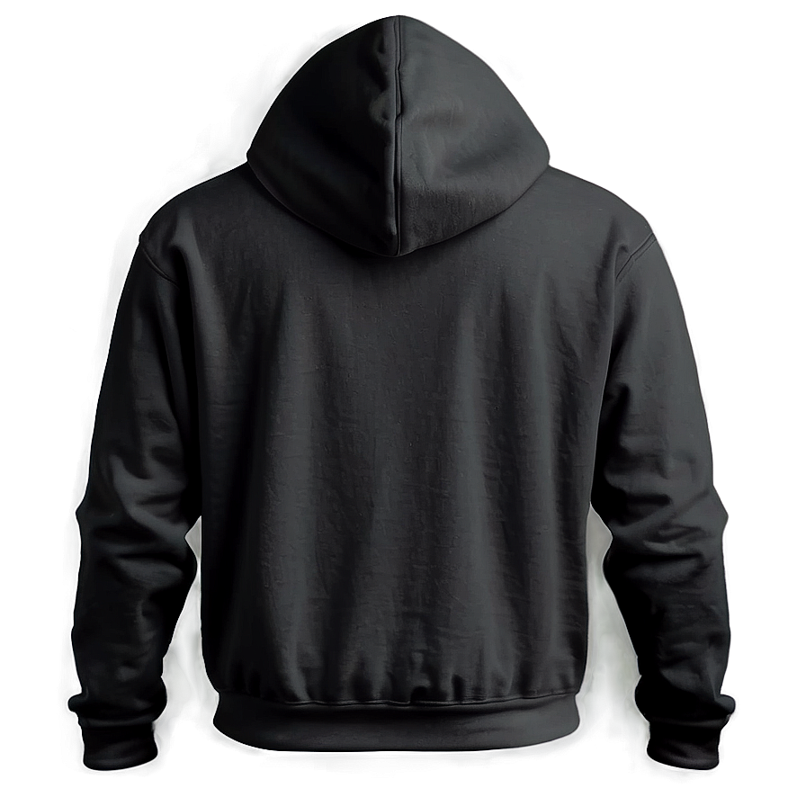 Drawstring Black Hoodie Png Rqj91 PNG image