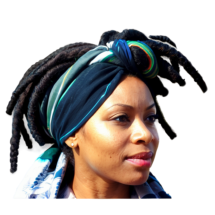 Dreads And Headwrap Styles Png 70 PNG image