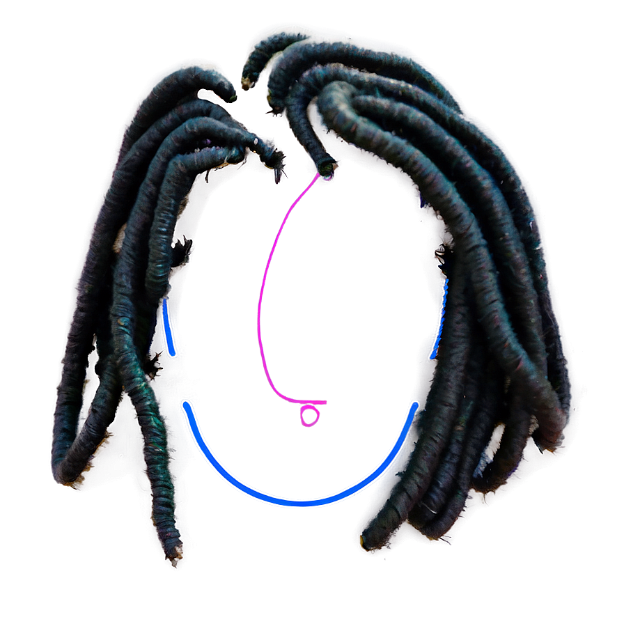 Dreads Hairstyle Inspiration Png 77 PNG image