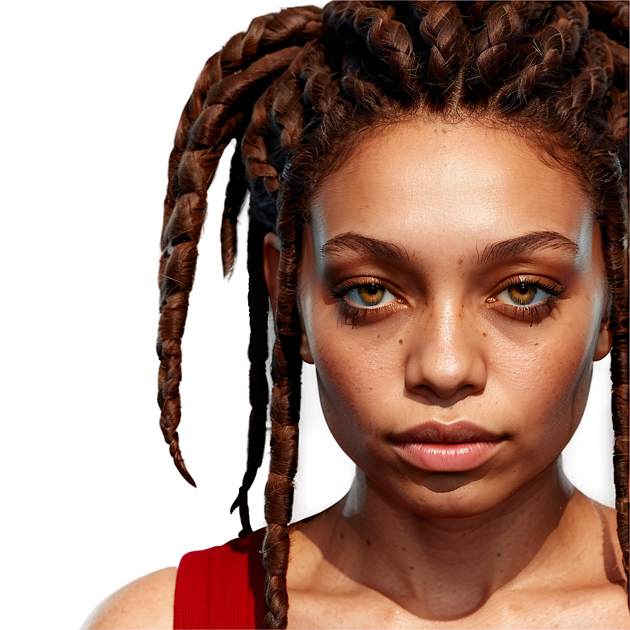 Dreads Hairstyle Makeover Png 9 PNG image