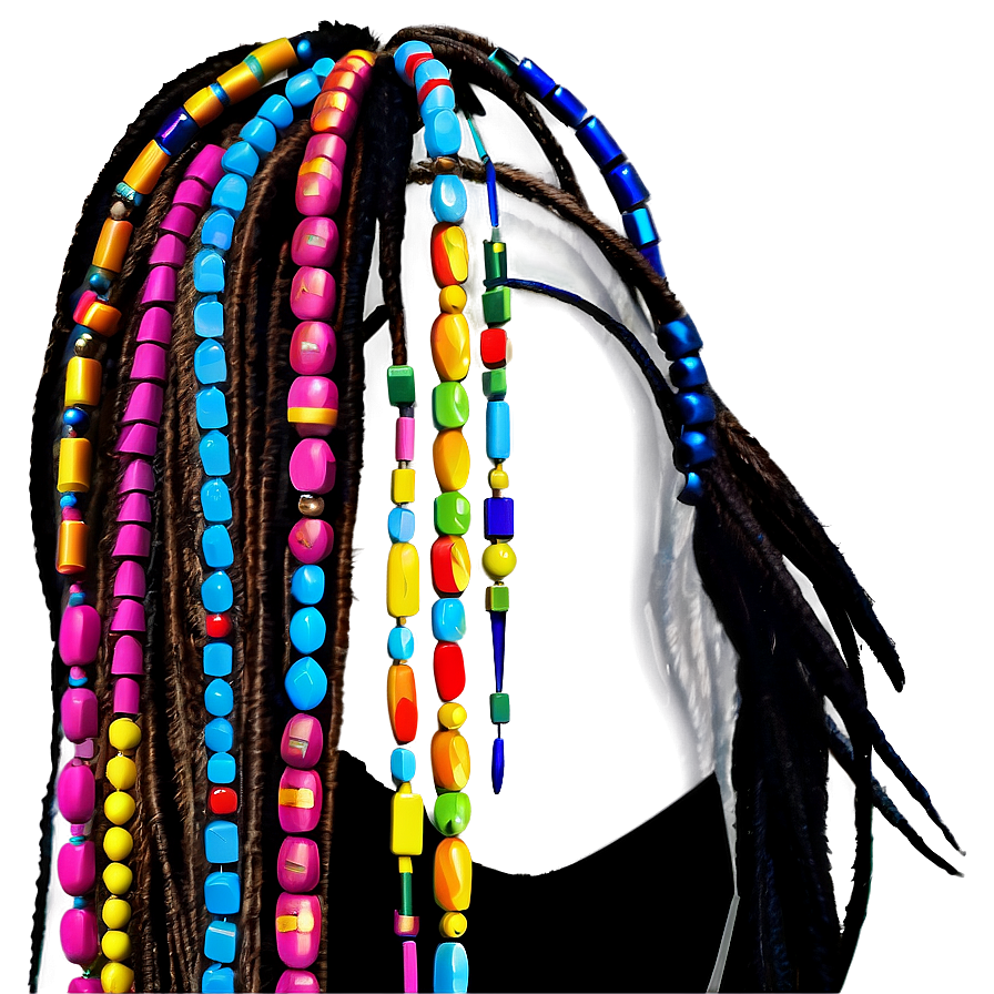 Dreads With Beads Png Owf PNG image