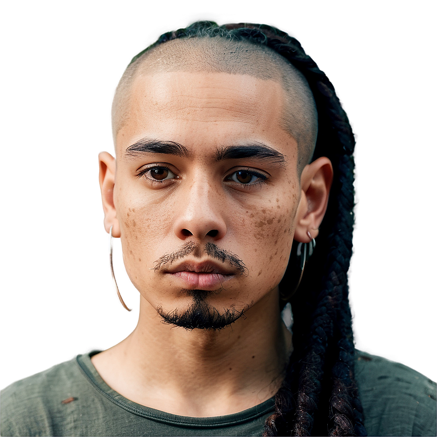 Dreads With Shaved Sides Png 11 PNG image