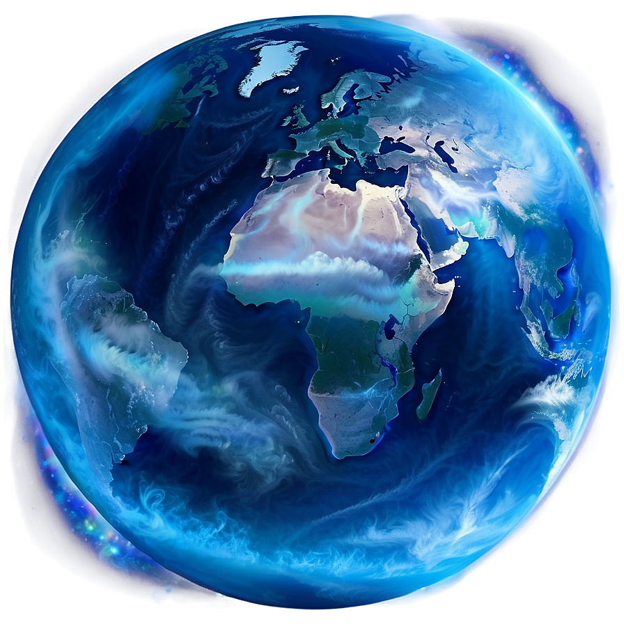 Dreamy Blue Planet Concept Png 06292024 PNG image