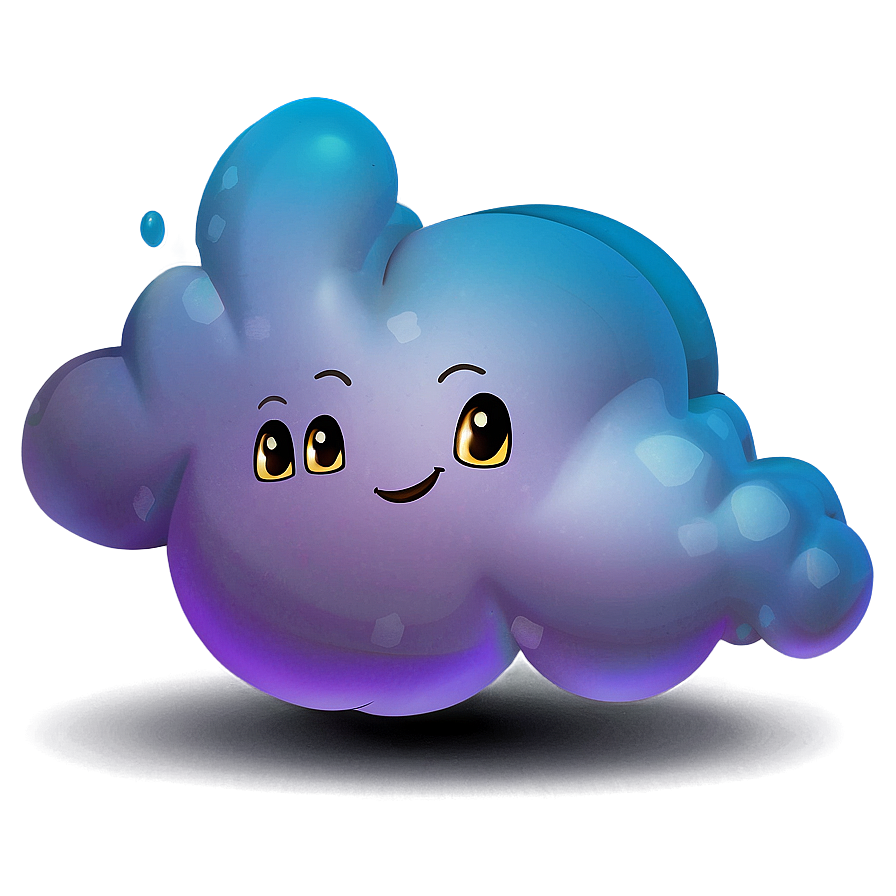 Dreamy Cartoon Cloud Png Qiw68 PNG image