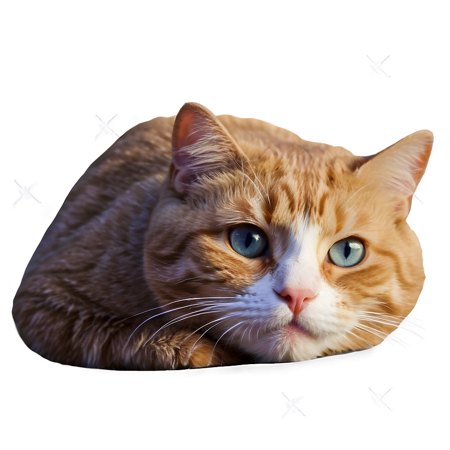 Dreamy Cat Meme Png 87 PNG image