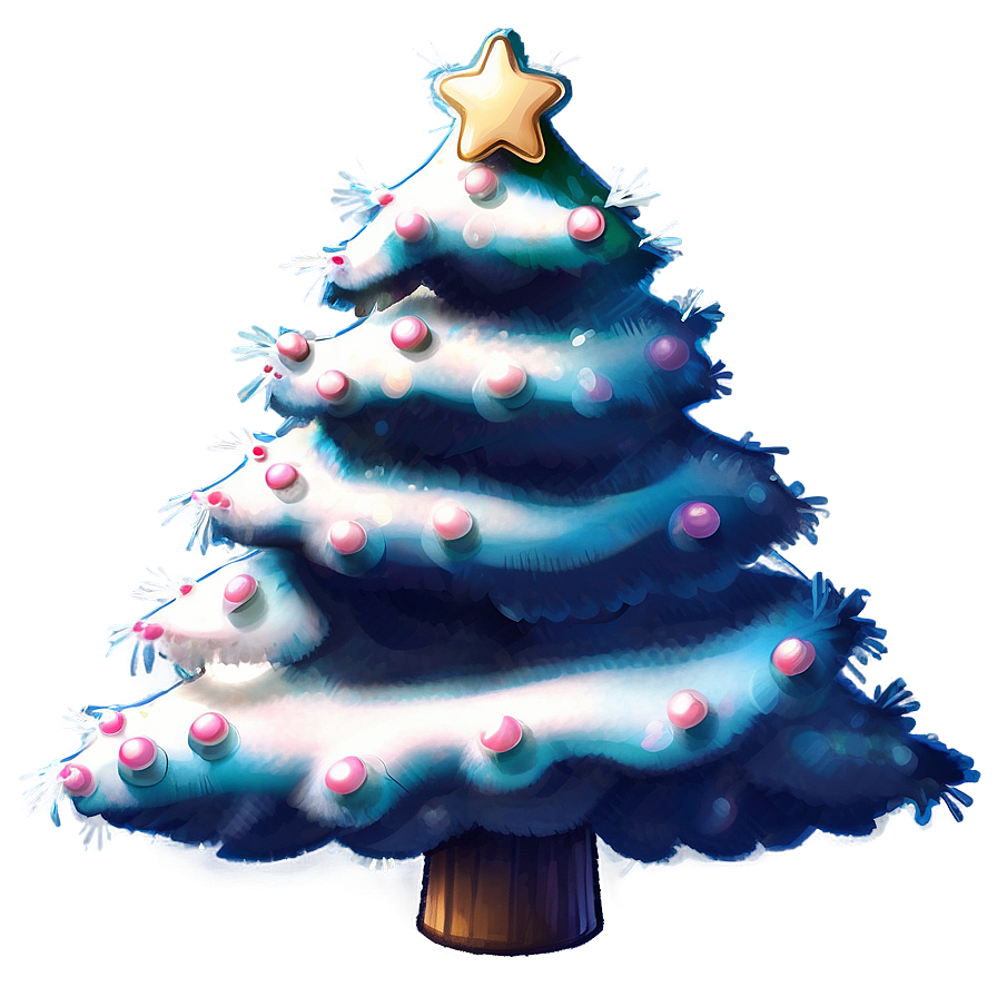 Dreamy Christmas Tree Decoration Png 27 PNG image