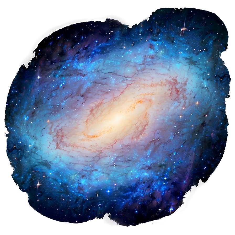 Dreamy Galaxy Stars Visualization Png Xlm PNG image