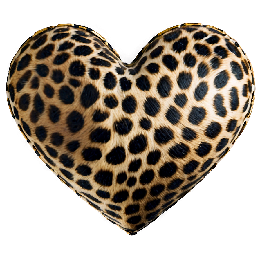 Dreamy Leopard Heart Png Xfk PNG image