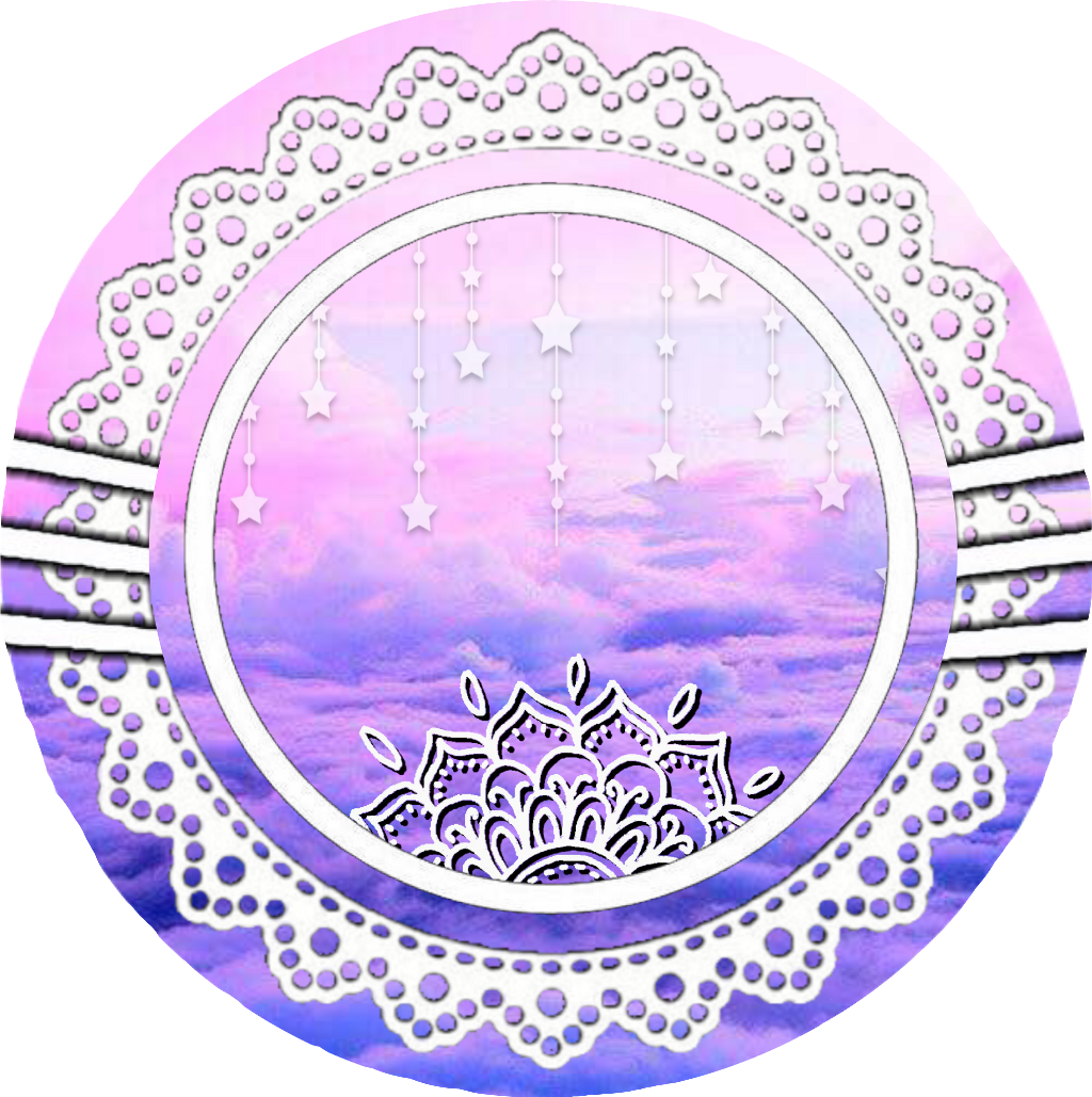 Dreamy Pink Mandala Circle Design PNG image