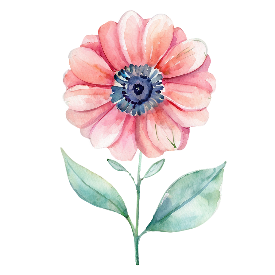 Dreamy Watercolor Flower Png Iws46 PNG image