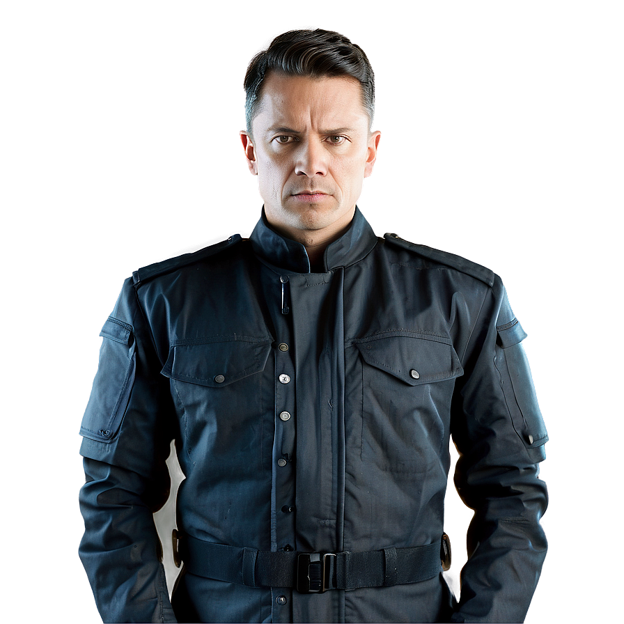 Dressed In Black Bodyguard Png Geq PNG image