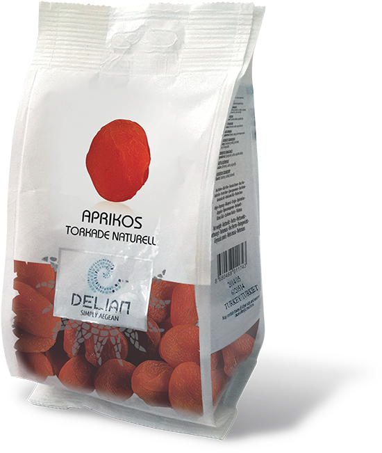 Dried Apricots Packaging PNG image