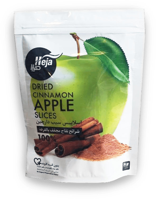 Dried Cinnamon Apple Slices Packaging PNG image