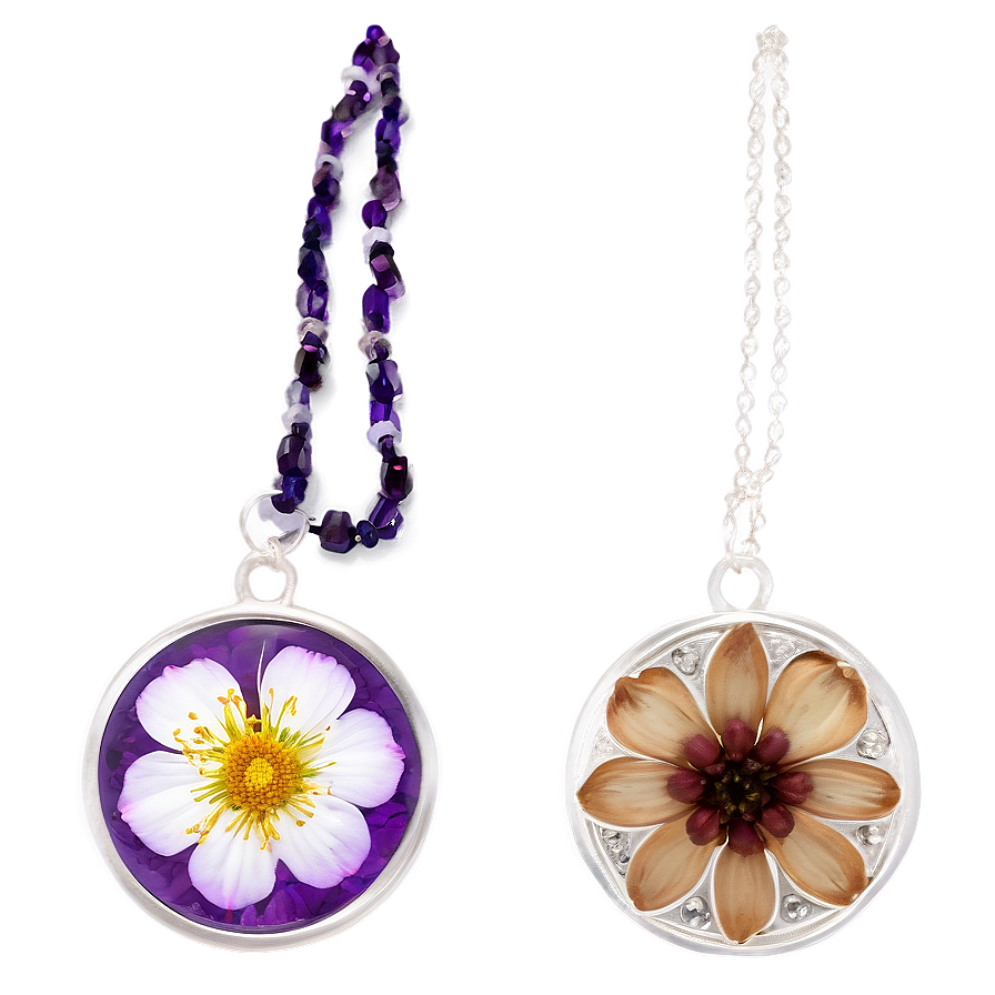 Dried Flower Jewelry Designs Png Nwq PNG image