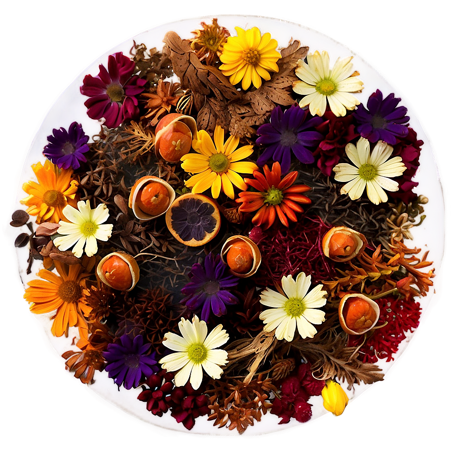 Dried Flower Potpourri Mix Png Utv PNG image