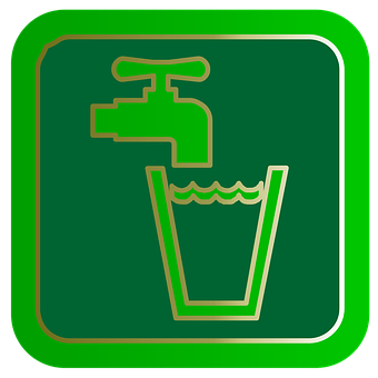 Drinking Water Sign Icon PNG image