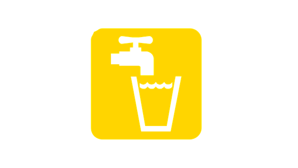 Drinking Water Sign Icon PNG image