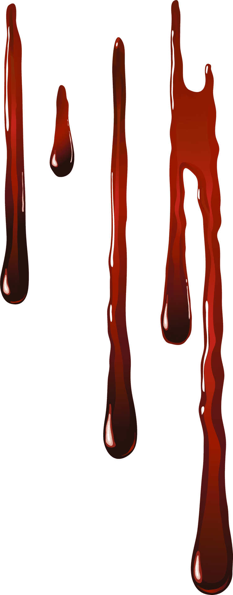 Dripping Blood Effect PNG image