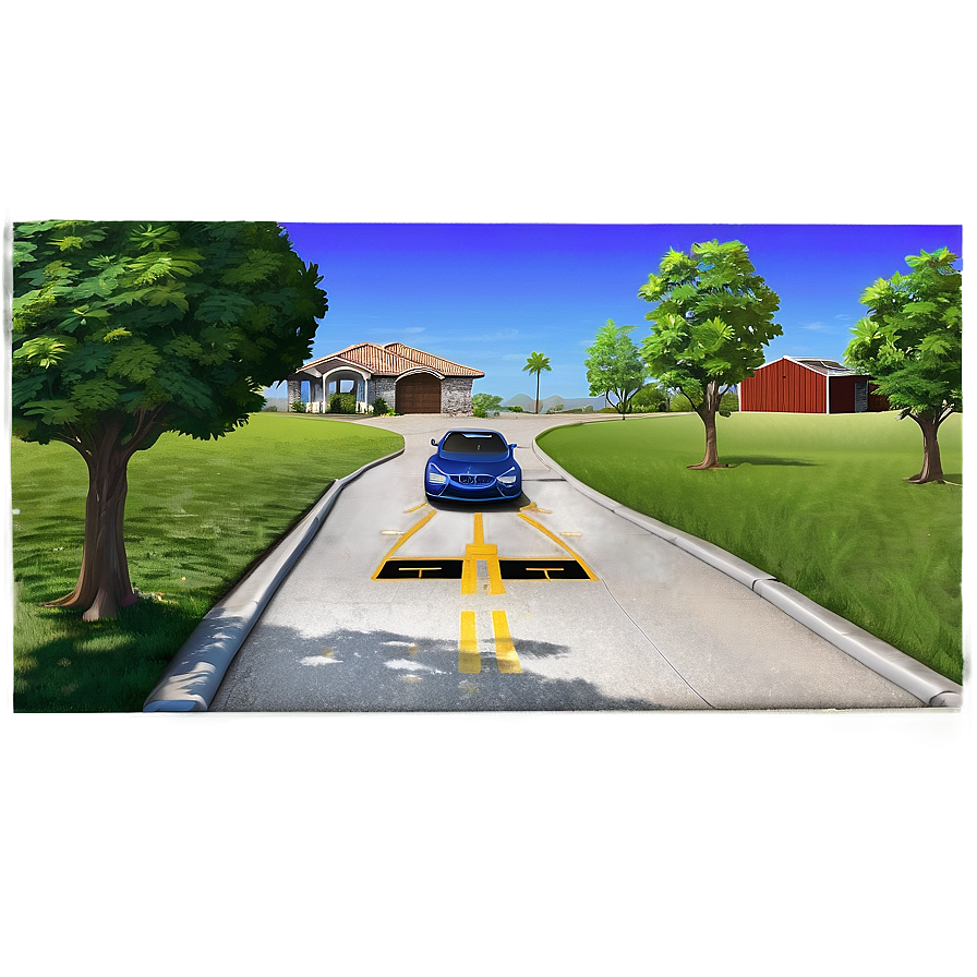 Driveway A PNG image