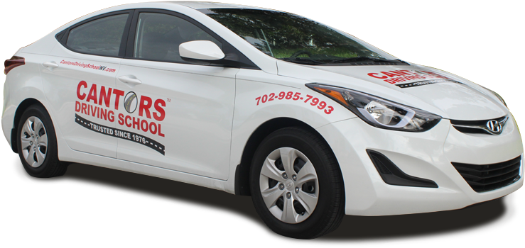 Driving School Car_ Hyundai Elantra PNG image