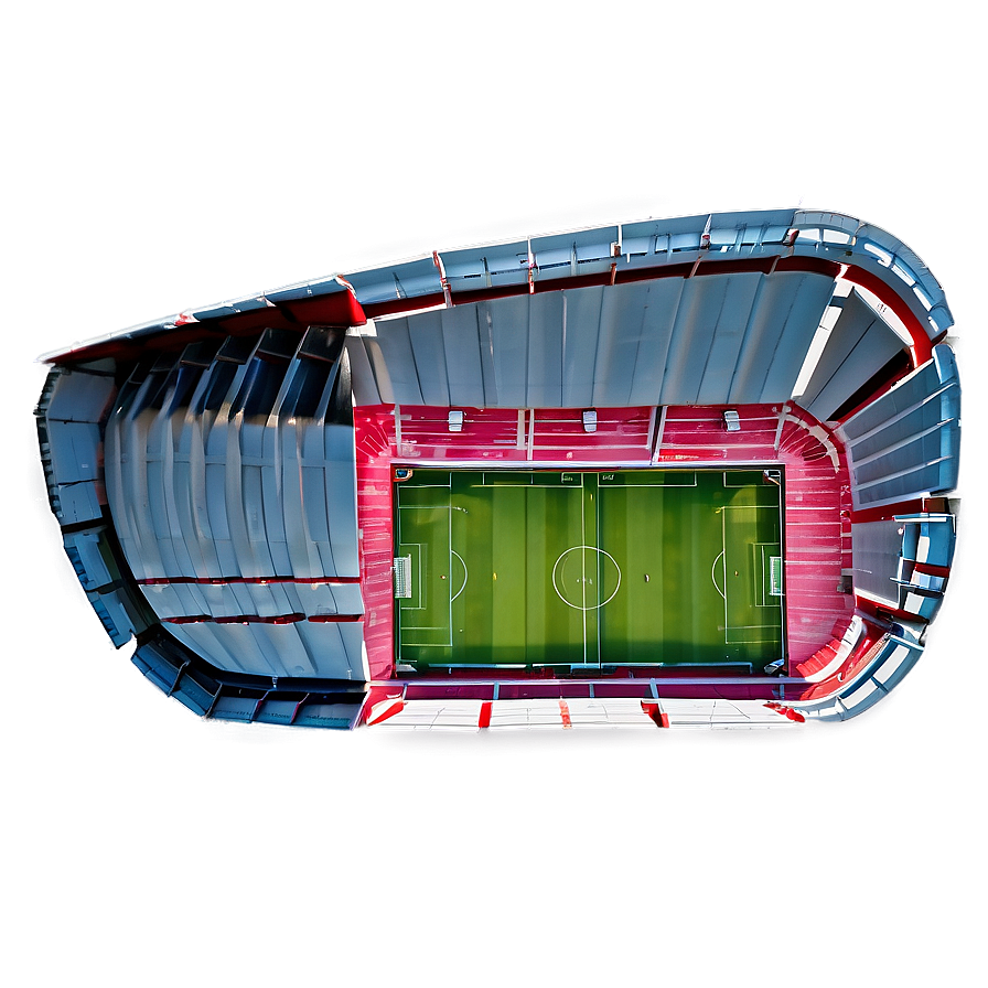 Drone View Soccer Stadium Png 06252024 PNG image