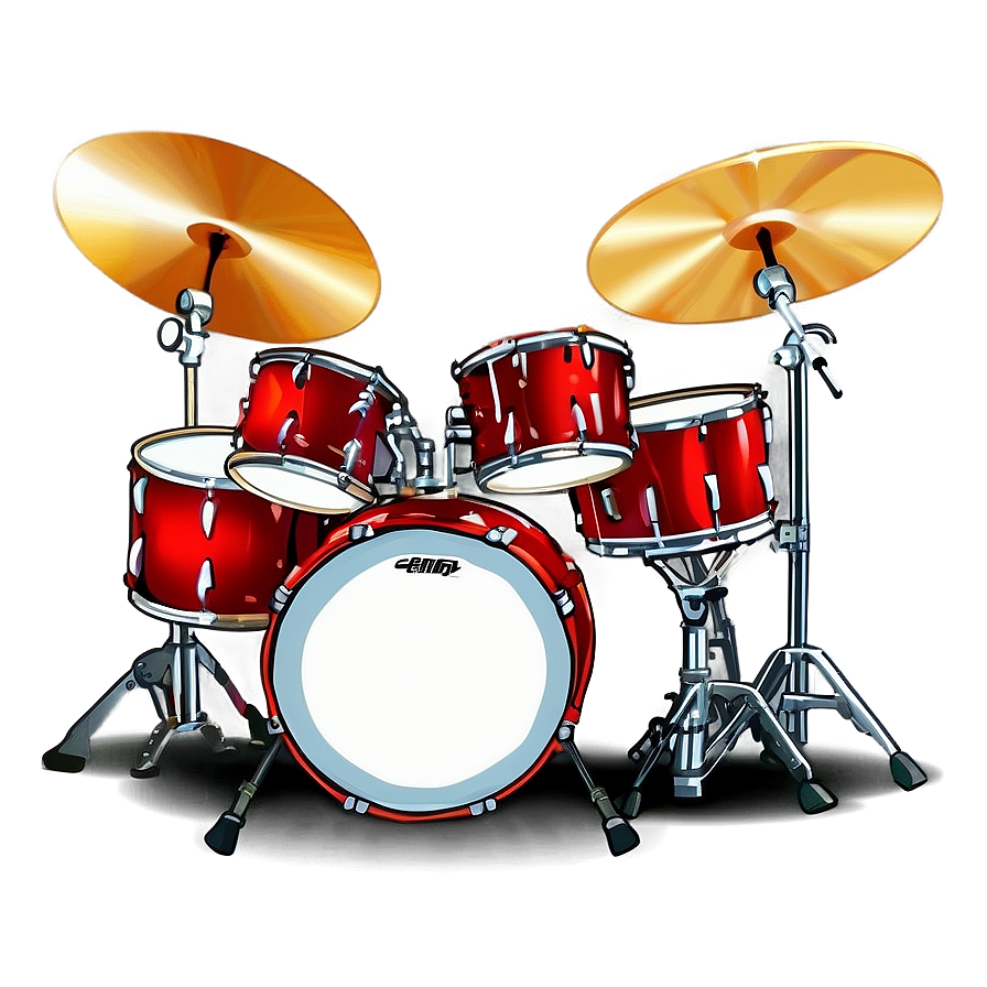 Drum Kit Clipart Png 06212024 PNG image