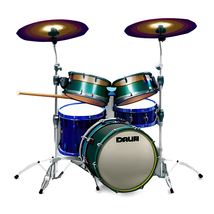 Drum Kit Isolated Png 06212024 PNG image