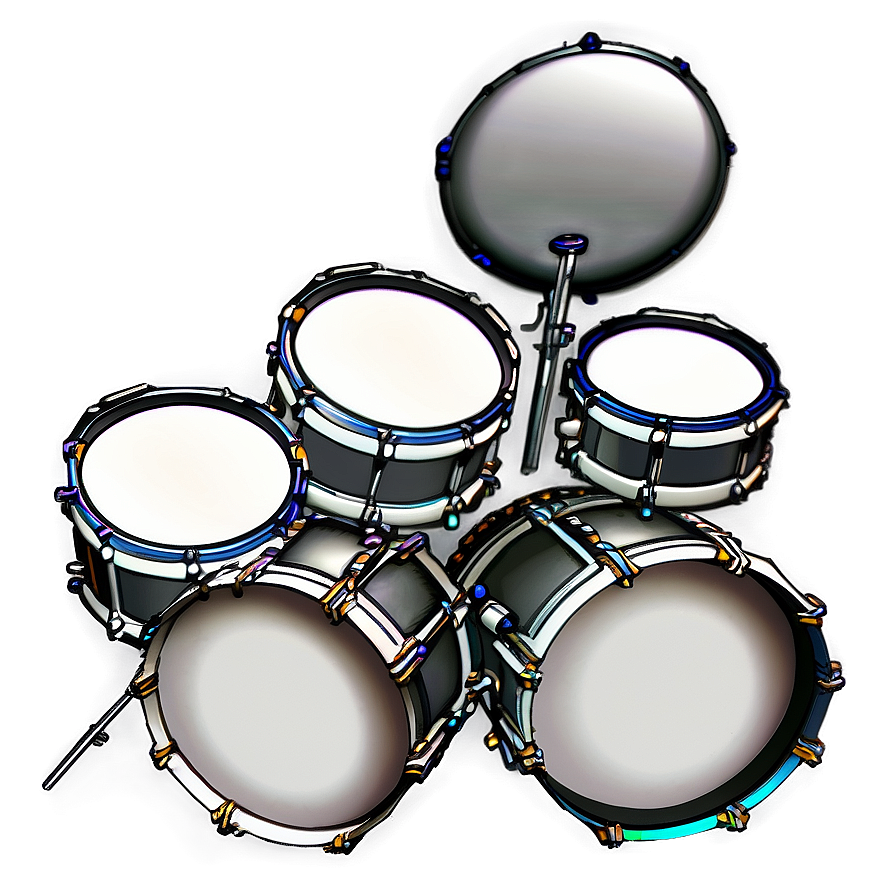 Drum Set 3d Png 14 PNG image