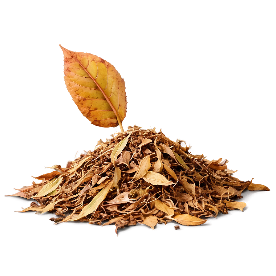 Dry Leaves Mound Png 06212024 PNG image