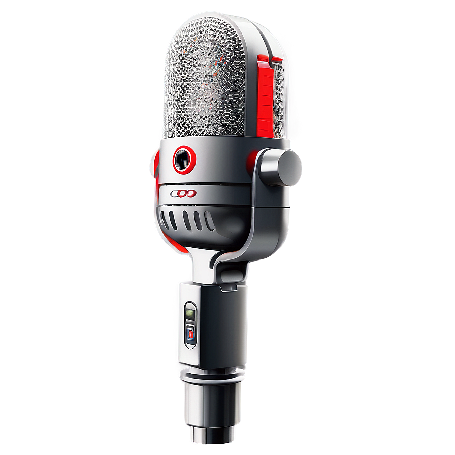 Dual Capsule Podcast Microphone Png 28 PNG image