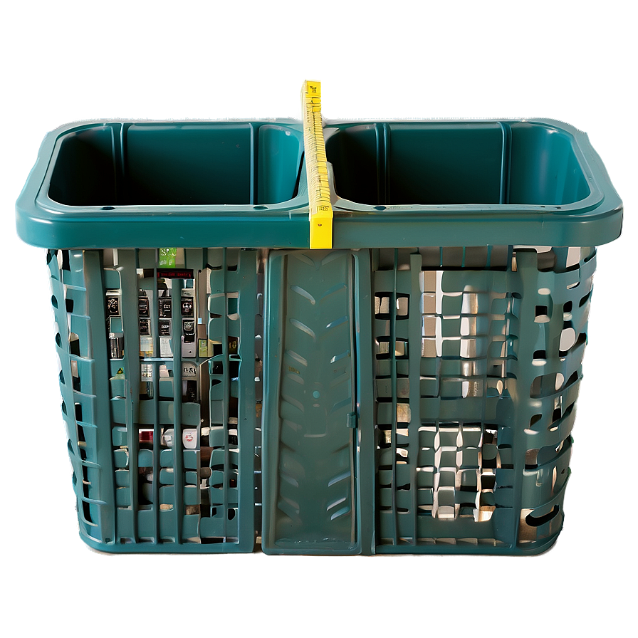 Dual Compartment Trash Bin Framework Png 05252024 PNG image