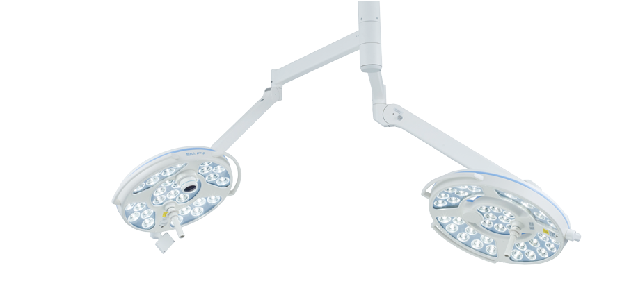 Dual Head L E D Surgical Light PNG image