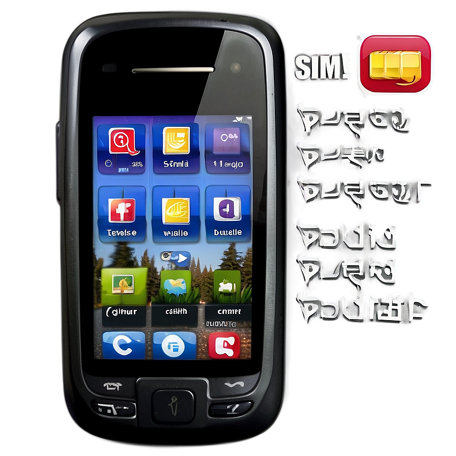 Dual Sim Cellphone Png 59 PNG image