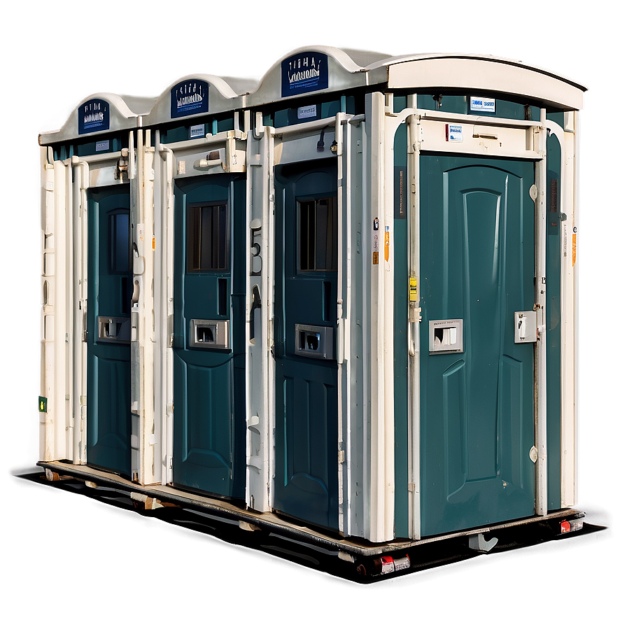 Dual Stall Portable Restroom Png 45 PNG image