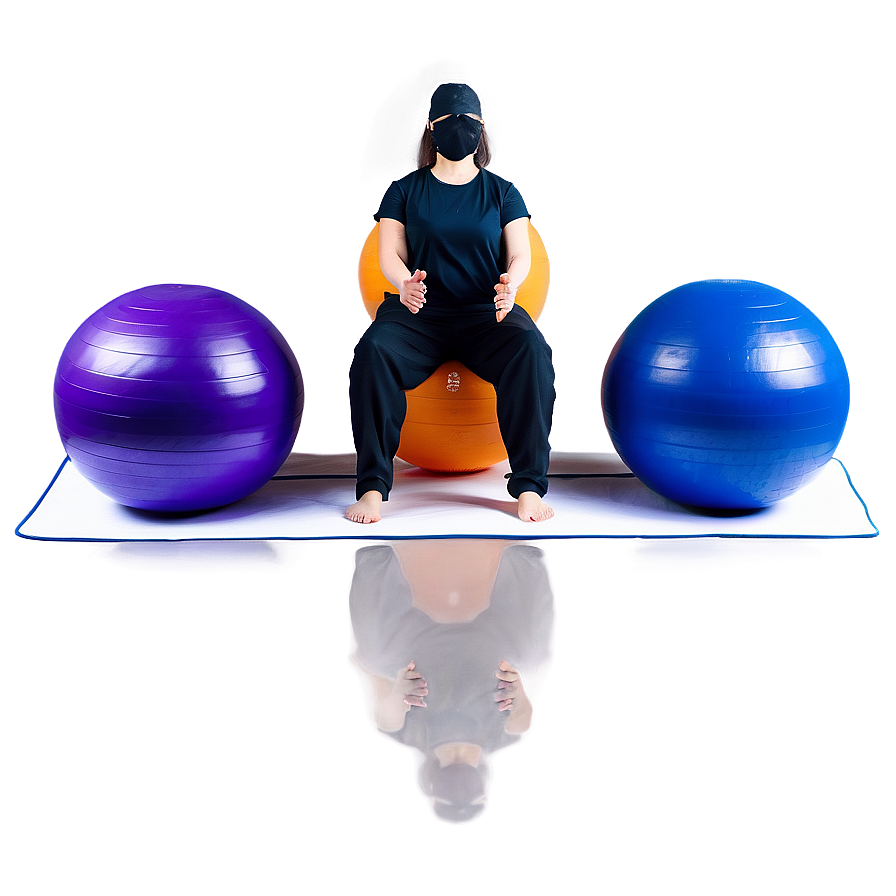 Dual-texture Yoga Ball Png Dqm87 PNG image