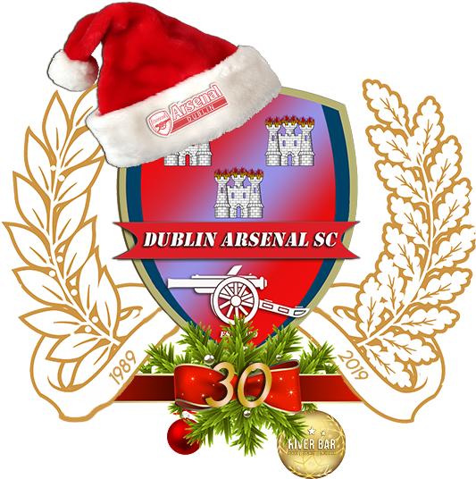 Dublin Arsenal S C Christmas Crest PNG image