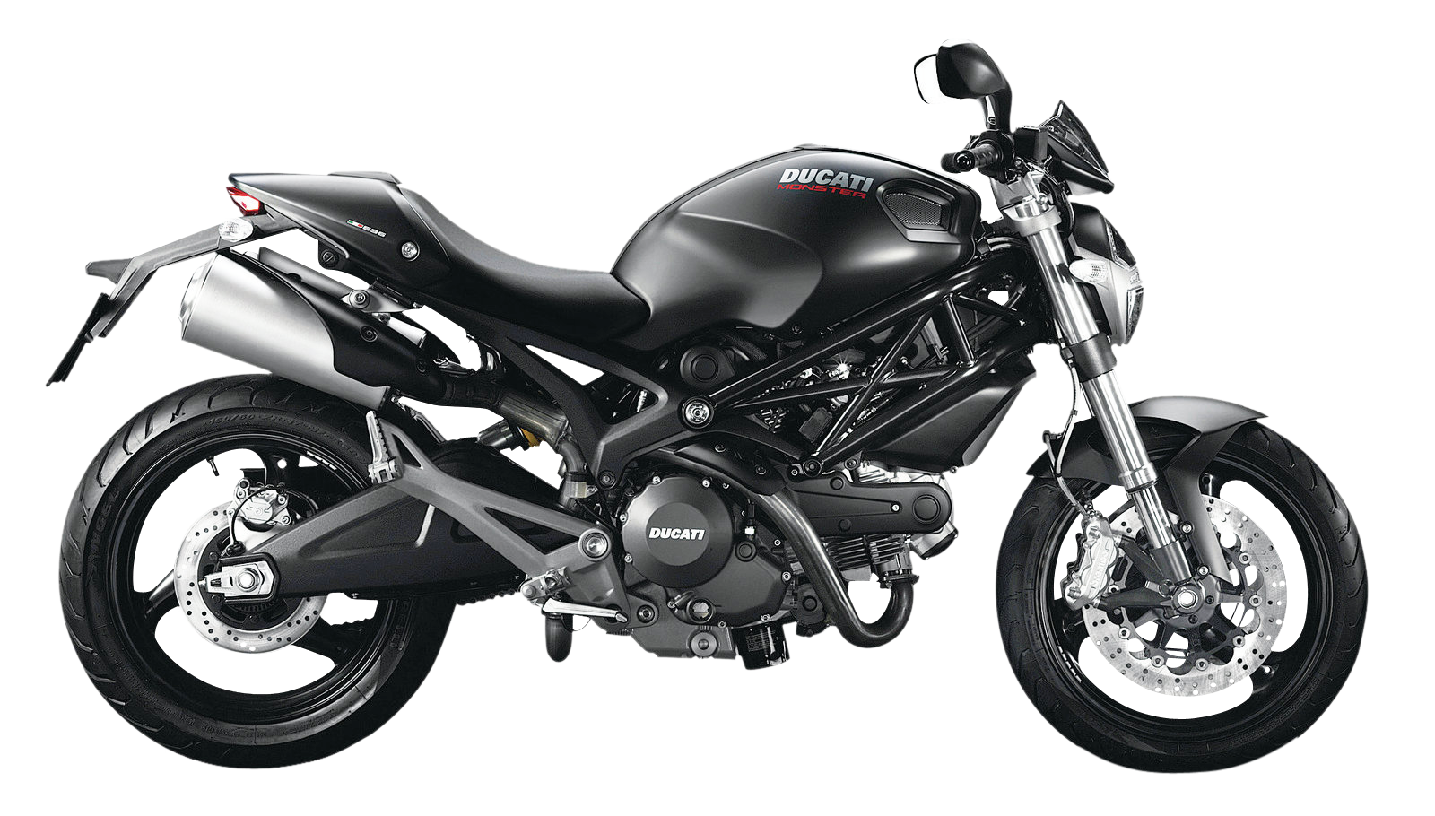 Ducati Motorcycle Profile View PNG image