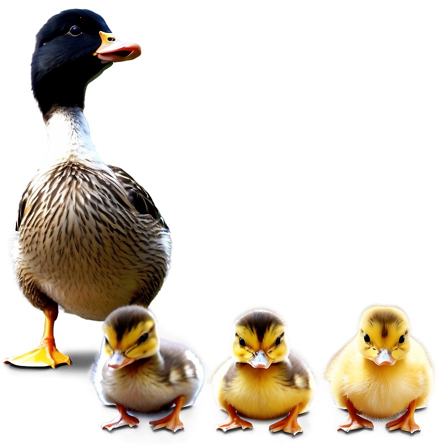 Duckling Family Png Iep PNG image