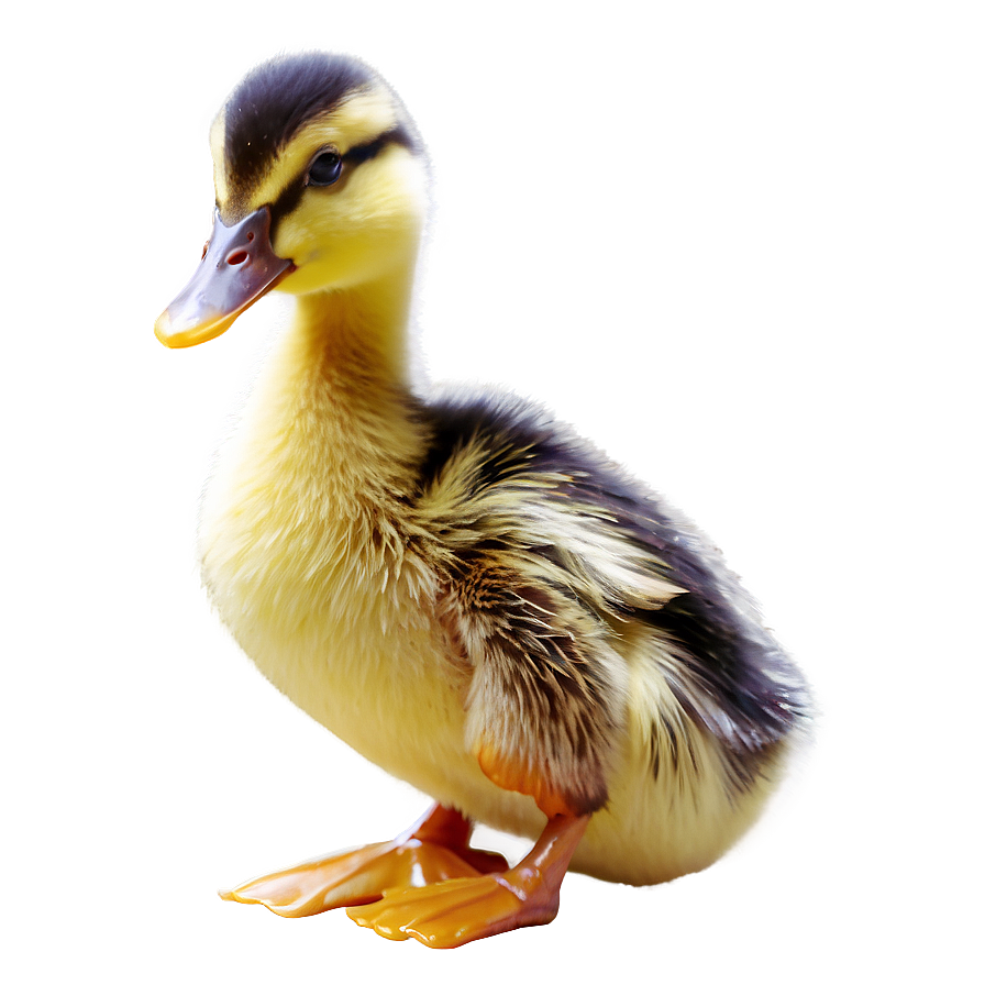 Duckling With Bread Png 06202024 PNG image