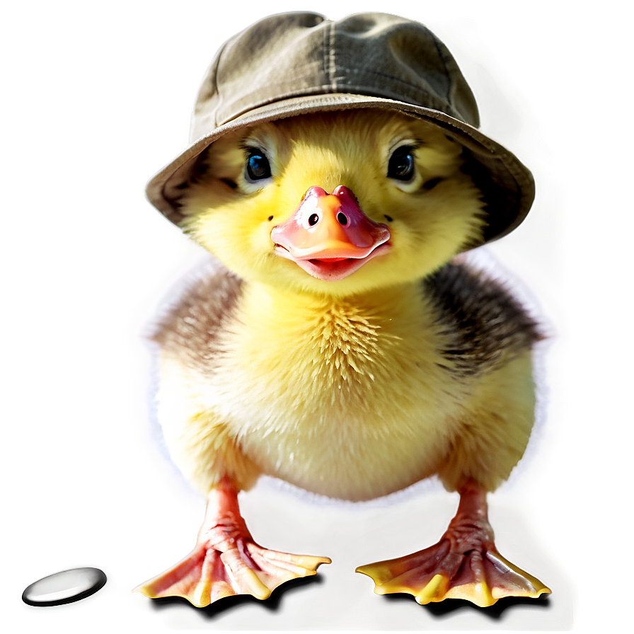 Duckling With Hat Png 06202024 PNG image