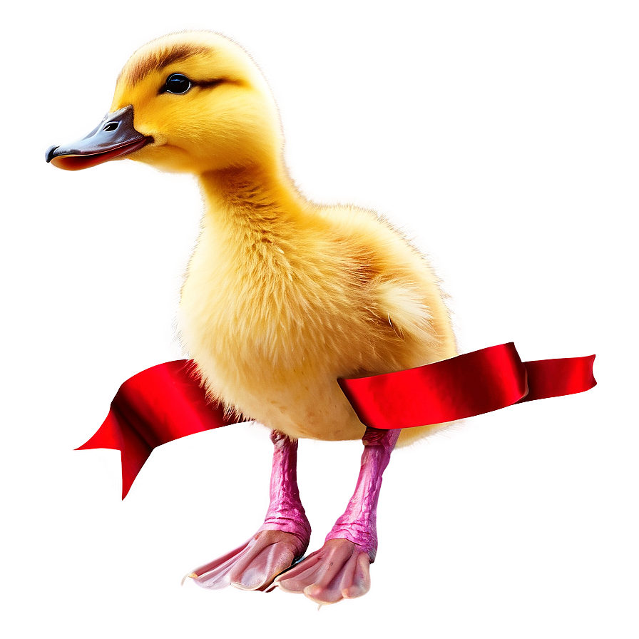 Duckling With Ribbon Png 63 PNG image