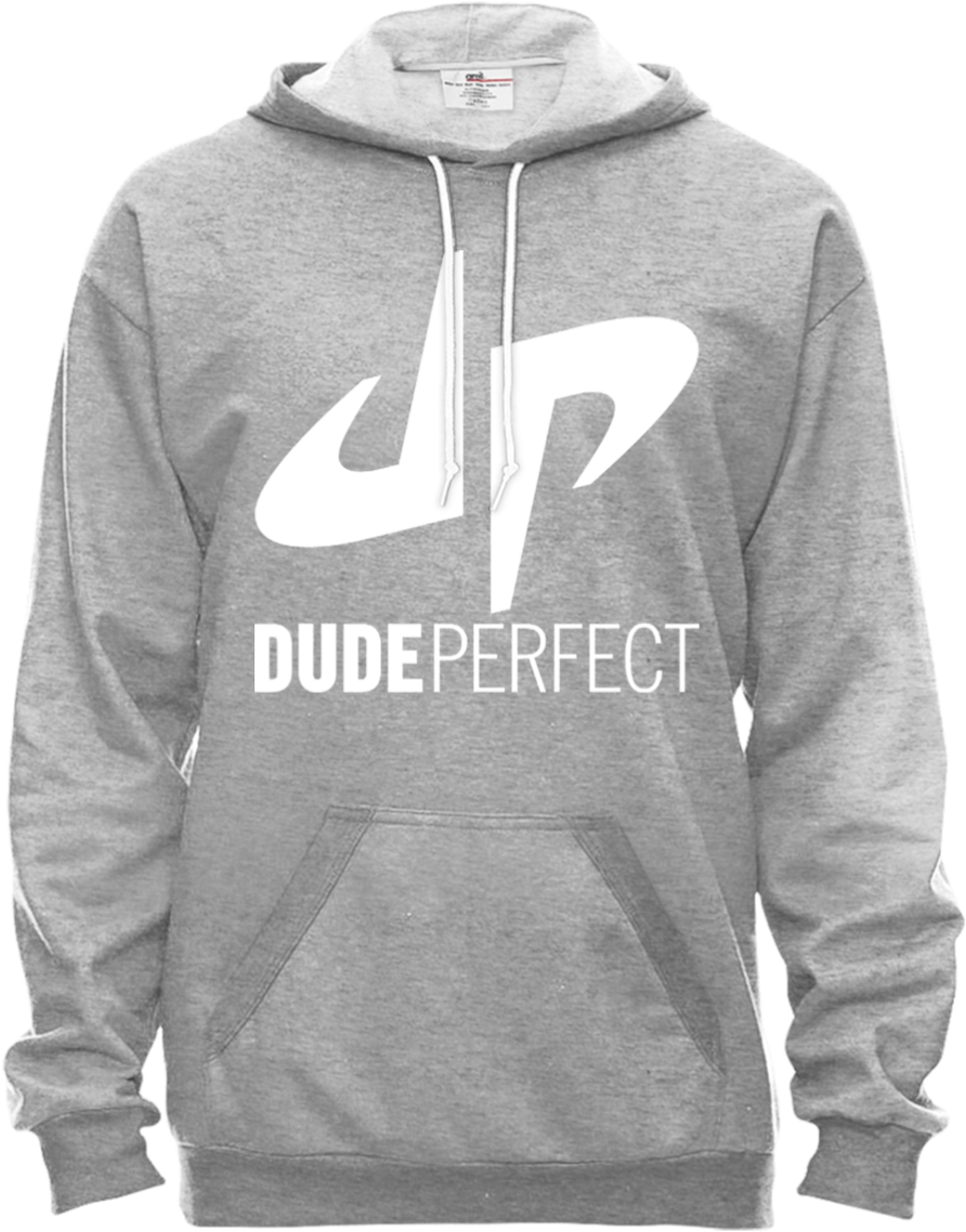 Dude Perfect Grey Hoodie PNG image