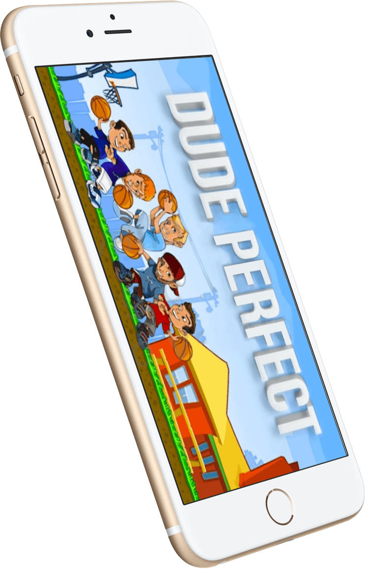 Dude Perfect Mobile Game Display PNG image
