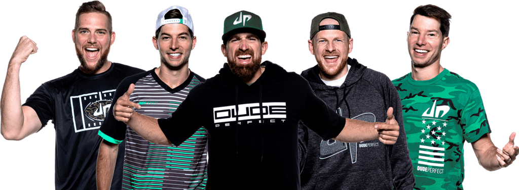 Dude Perfect Team Portrait PNG image