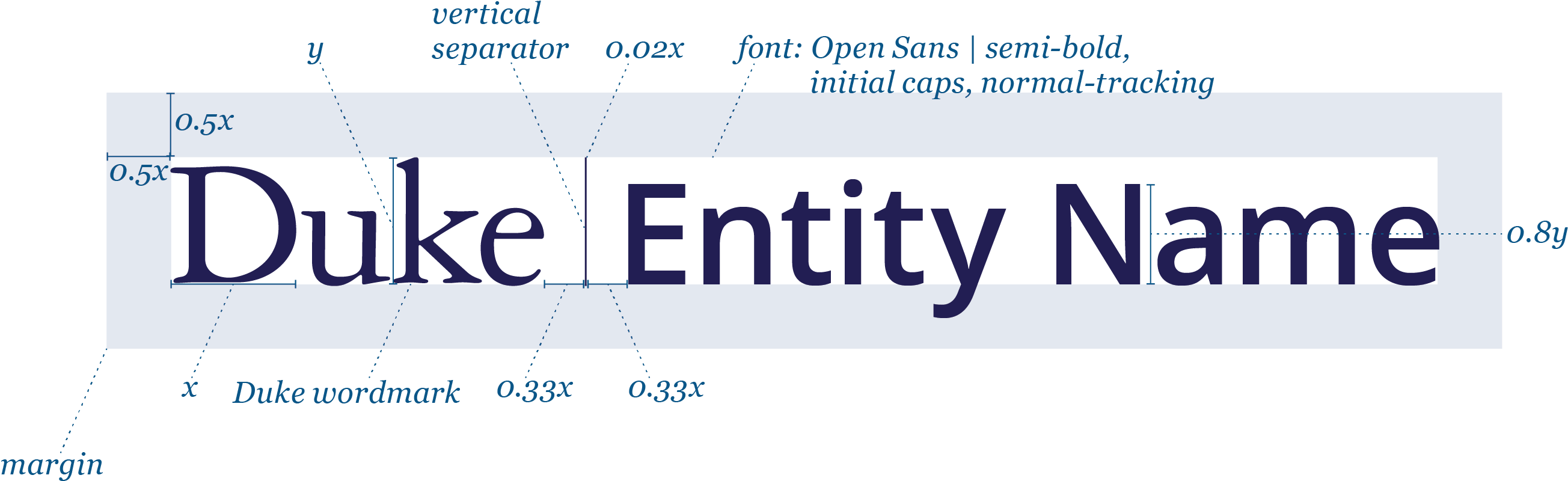 Duke Entity Name Branding Guide PNG image