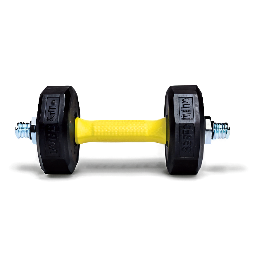 Dumbbells With Rubber Ends Png 06202024 PNG image