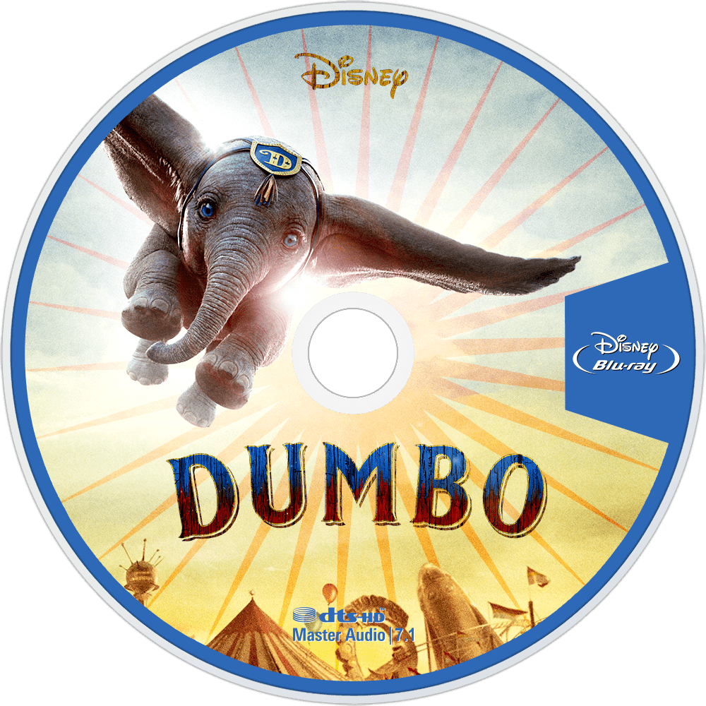 Dumbo Disney Blu Ray Disc PNG image