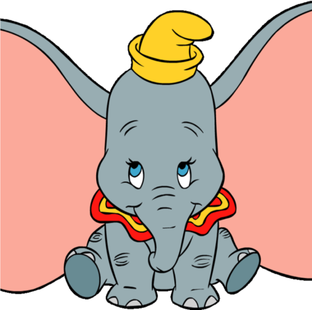 Dumbothe Flying Elephant Cartoon PNG image