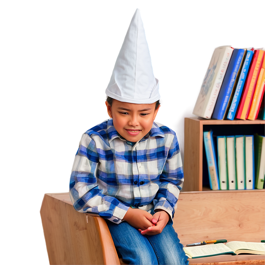 Dunce Cap In Classroom Png 87 PNG image